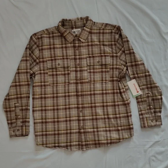202. Marmot Doran Midweight Flannel Shirt | Color: Vetiver - Picture 3 of 9